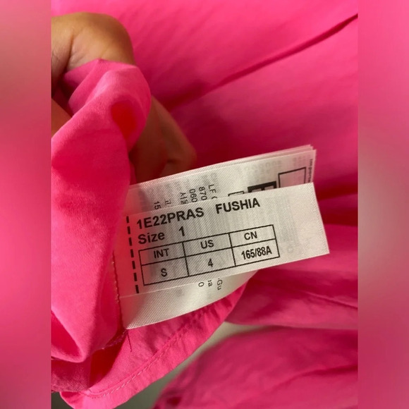 ba&sh Prasil Fuchsia Button Up Shirt - Picture 11 of 11